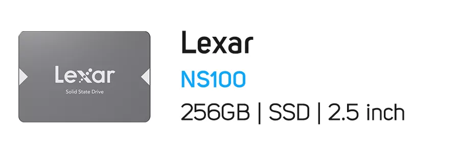 هارد‌ دیسک SSD اینترنال لکسار ظرفیت 256 گیگابایت Lexar NS100 256GB