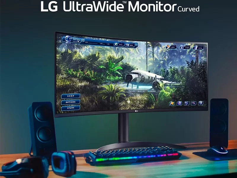 LG 34WP65C-B 4K 160Hz Curved VA UWQHD Monitor