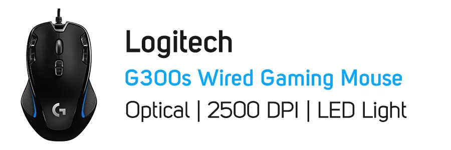 ماوس گیمینگ با سیم لاجیتک مدل Logitech G300s