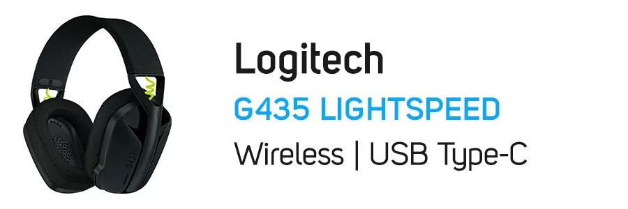 هدفون بی سیم - با سیم لاجیتک مدل Logitech G435 LIGHTSPEED