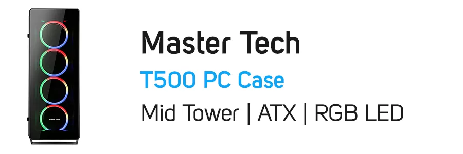 کیس کامپیوتر گیمینگ مستر تک مدل Master Tech T500 Case