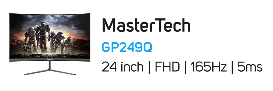 مانیتور 24 اینچ گیمینگ منحنی مسترتک مدل MasterTech GP249Q