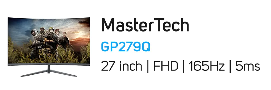 مانیتور گیمینگ منحنی مسترتک سایز 27 اینچ مدل MasterTech GP279Q