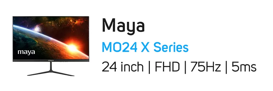 مانیتور 24 اینچ مایا مدل MAYA MO24 X Series