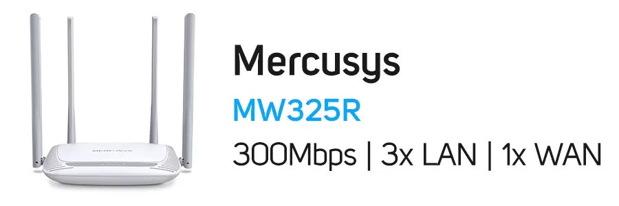 روتر بی سیم مرکوسیس مدل Mercusys MW325R