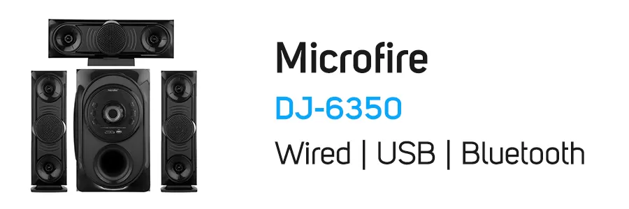 اسپیکر سیمی رومیزی میکروفایر مدل Microfire DJ-6350