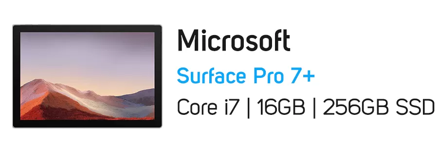 تبلت مایکروسافت سرفیس پرو مدل Microsoft Surface Pro 7 plus i7 256GB 16GB