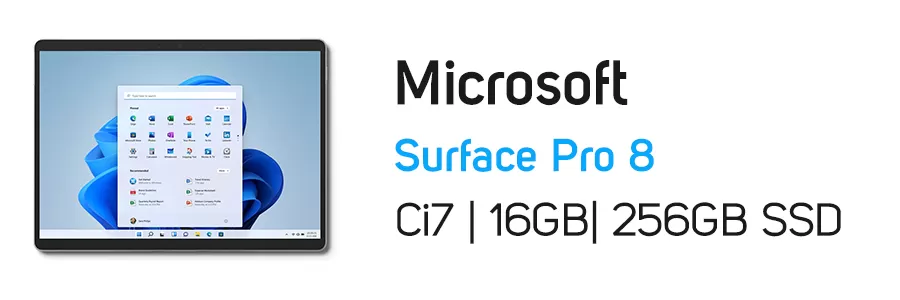 تبلت مایکروسافت سرفیس پرو مدل Microsoft Surface Pro 8 i7 16GB 256GB