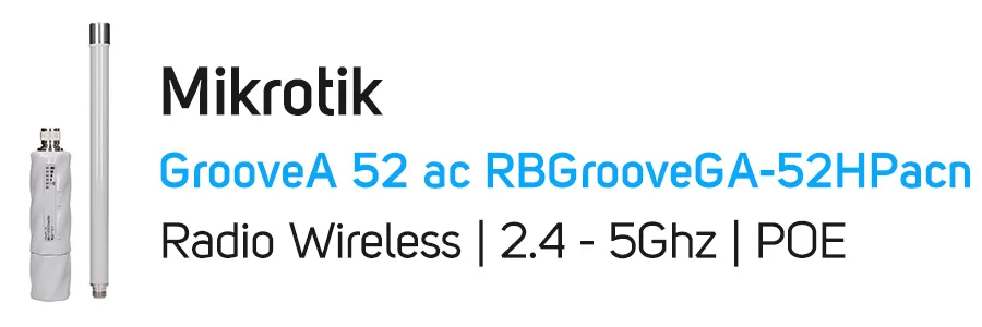 آنتن رادیو وایرلس GrooveA 52 ac میکروتیک مدل Mikrotik RBGrooveGA-52HPacn