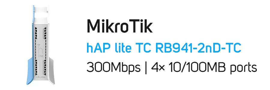 روتر بی سیم hAP lite TC میکروتیک مدل MikroTik RB941-2nD-TC Router
