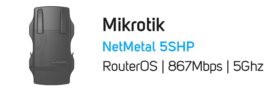 آنتن رادیو وایرلس NetMetal 5SHP میکروتیک مدل Mikrotik RB921UAGS-5SHPacD-NM