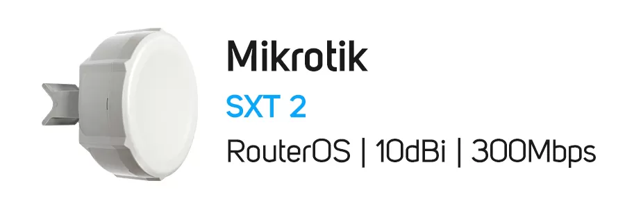 آنتن رادیو وایرلس SXT 2 میکروتیک مدل Mikrotik RBSXTG-2HnD