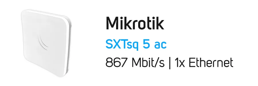 آنتن رادیو وایرلس SQ 5 ac میکروتیک مدل Mikrotik RBSXTsqG-5acD SXTsq