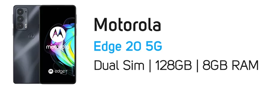 گوشی موبایل موتورولا Edge 20 5G با ظرفیت 128 گیگابایت و رم 8 گیگابایت