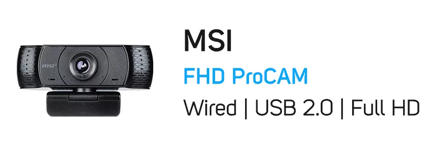 وب کم ام اس آی مدل MSI FHD ProCAM