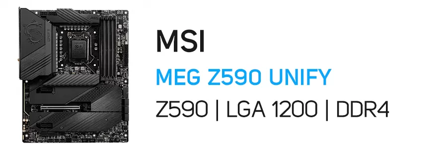 مادربرد گیمینگ ام اس آی مدل MSI MEG Z590 UNIFY