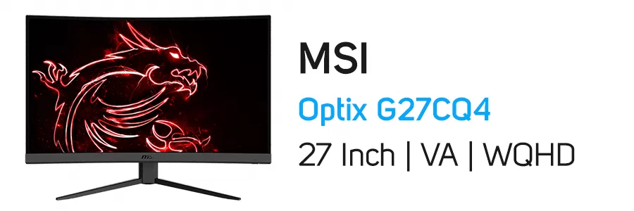 مانیتور 27 اینچ خمیده گیمینگ ام اس آی مدل MSI Optix G27CQ4