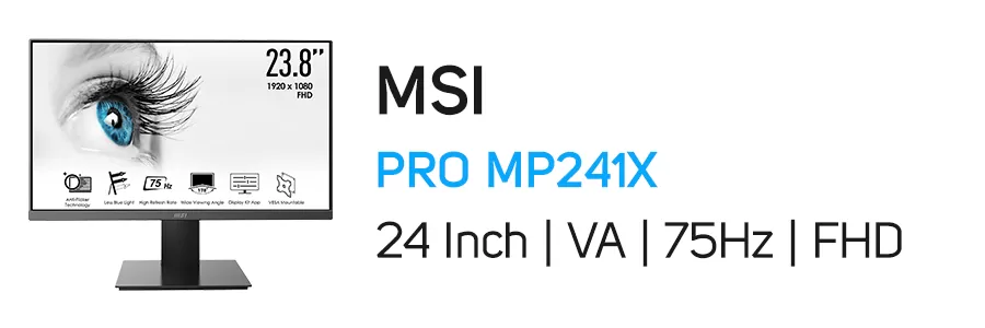 مانیتور 24 اینچ ام اس آی مدل MSI PRO MP241X