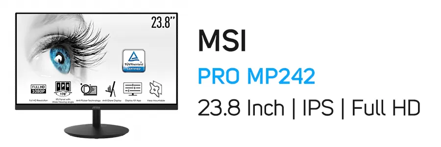 مانیتور 23.8 اینچ ام اس آی مدل MSI PRO MP242