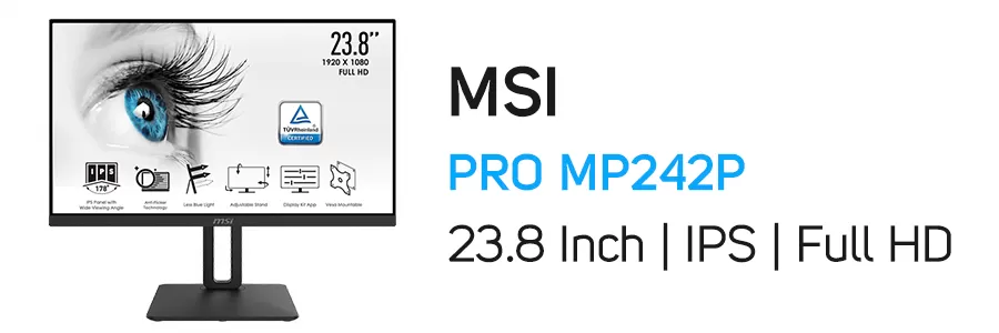 مانیتور 23.8 اینچ ام اس آی مدل MSI PRO MP242P