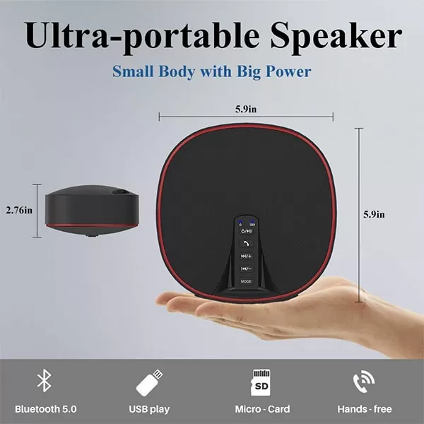 اسپیکر بلوتوثی قابل حمل موسکای مدل Musky DY-52 Portable Mega Bass Bluetooth Speaker