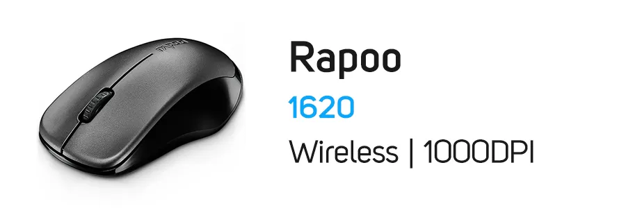 ماوس وایرلس بی سیم رپو مدل RAPOO 1620 Wireless