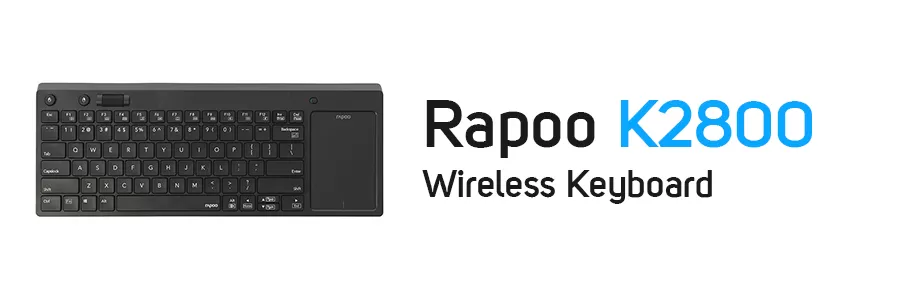 کیبورد تاچ پد بی سیم رپو مدل Rapoo K2800