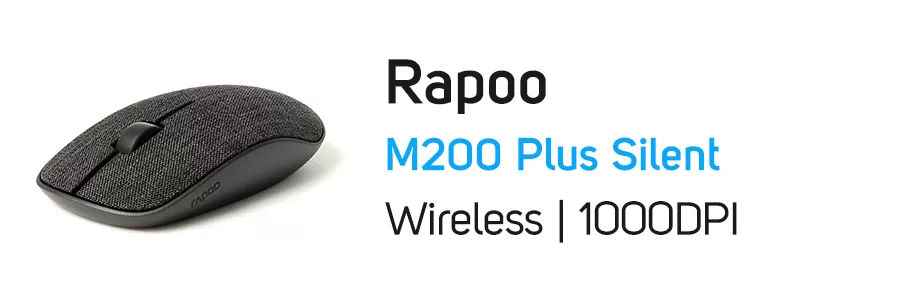 ماوس وایرلس بی‌سیم رپو مدل RAPOO M200 Plus Silent Wireless