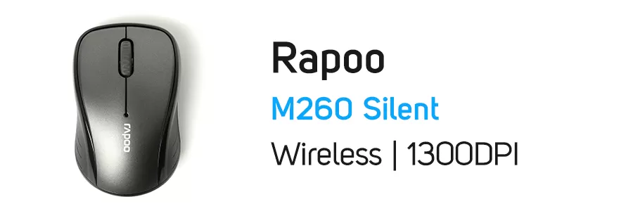 ماوس وایرلس بی‌سیم رپو مدل RAPOO M260 Silent Wireless
