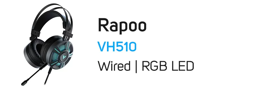 هدست با سیم گیمینگ رپو Rapoo VH510