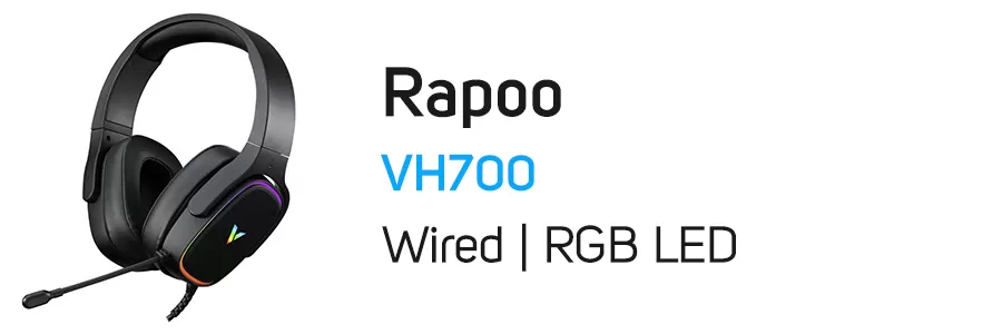 هدست با سیم گیمینگ رپو Rapoo VH700