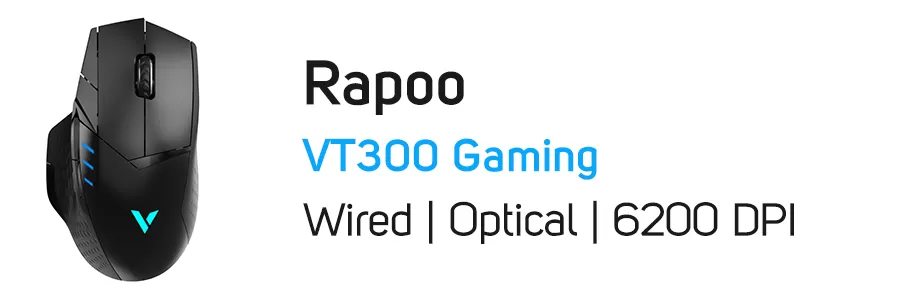 ماوس با سیم گیمینگ رپو مدل Rapoo VT300 Gaming