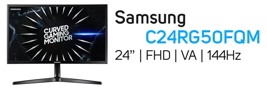 صفحه نمایش گیمینگ 24 اینچ سامسونگ مدل C24RG50FQM