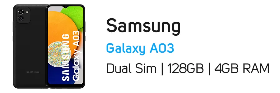 گوشی موبایل Galaxy A03 سامسونگ ظرفیت 128 گیگابایت و رم 4 گیگ