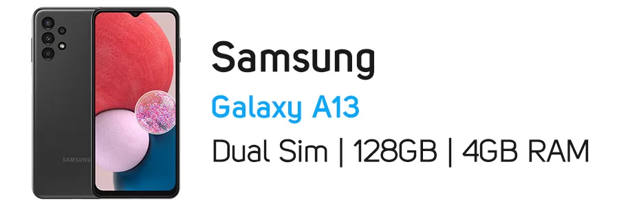 گوشی موبایل Galaxy A13 سامسونگ ظرفیت 128 گیگابایت و رم 4 گیگ