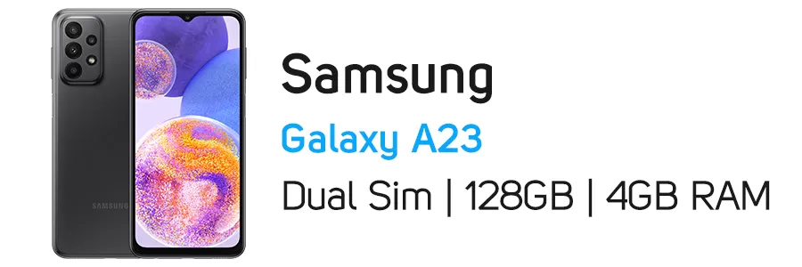 گوشی موبایل گلکسی سامسونگ Samsung A23 ظرفیت 128 و رم 4 گیگابایت