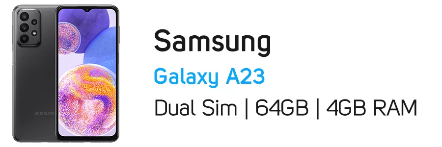 گوشی موبایل Galaxy A23 سامسونگ ظرفیت 64 گیگابایت و رم 4 گیگ