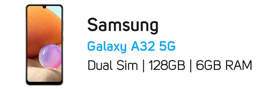 گوشی موبایل سامسونگ گلکسی Samsung A32 5G ظرفیت 128 گیگابایت و رم 6 گیگابایت