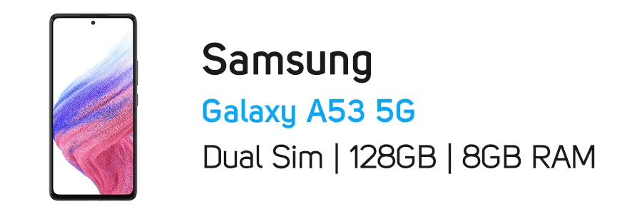 گوشی موبایل سامسونگ گلکسی A53 5G ظرفیت 128 گیگابایت و رم 8 گیگابایت