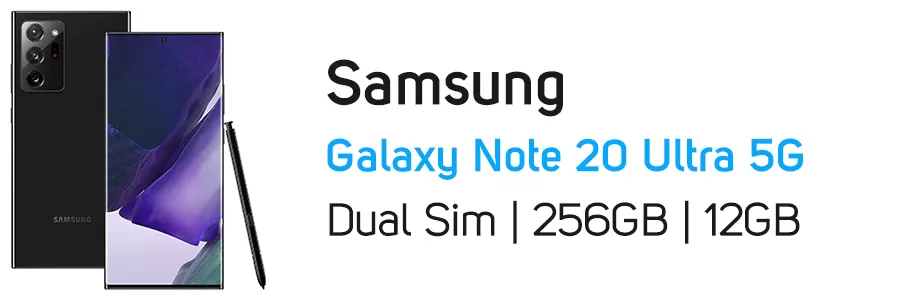 گوشی موبایل نوت 20 سامسونگ 256 گیگابایت مدل Samsung Galaxy Note 20 Ultra 5G 256GB / 12GB