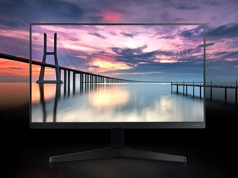 مانیتور سامسونگ سایز 27 اینچ تخت با پنل IPS مدل Samsung LF27T350FHMXUE 27 Inch FHD IPS 75Hz Monitor with Borderless Design