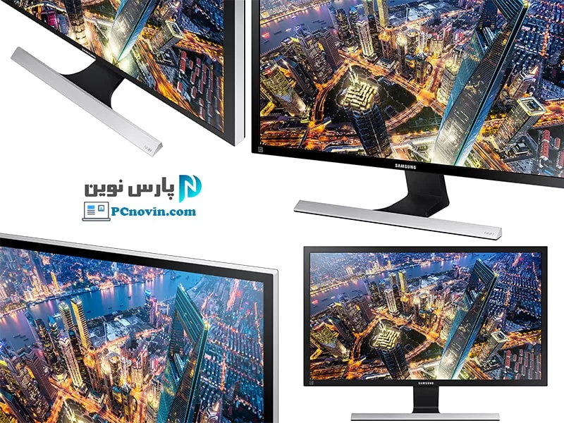 مانیتور سامسونگ سایز 28 اینچ با کیفیت 4K مدل Samsung LU28E590DS/UE (28UE590) 28Inch TN 4K 1ms(GTG) UHD Monitor With Premium Metallic Stand