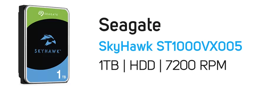 هارد‌ دیسک اینترنال سیگیت 1 ترابایت Seagate SkyHawk ST1000VX005 1TB