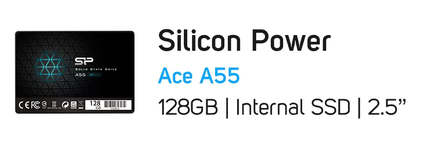 حافظه SSD اینترنال سیلیکون پاور ظرفیت 128 گیگابایت مدل Silicon Power Ace A55 128GB