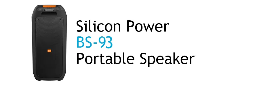 اسپیکر سیلیکون پاور با رقص نور مدل Silicon Power Blast Speaker 93