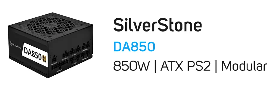 منبع تغذیه پاور تمام ماژولار سیلور استون مدل SilverStone DA850