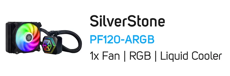 فن خنک کننده آبی پردازنده سیلور استون مدل SilverStone PF120-ARGB