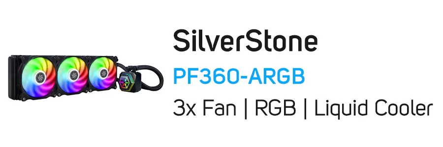 فن خنک کننده آبی پردازنده سیلور استون مدل SilverStone PF360-ARGB