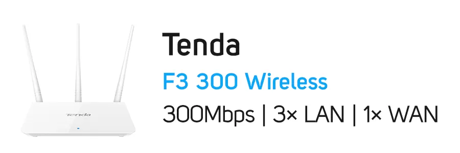 روتر بی سیم تندا مدل Tenda F3 Wireless Router