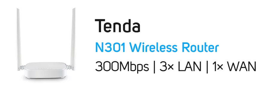 روتر بی سیم تندا مدل Tenda N301 Wireless Router